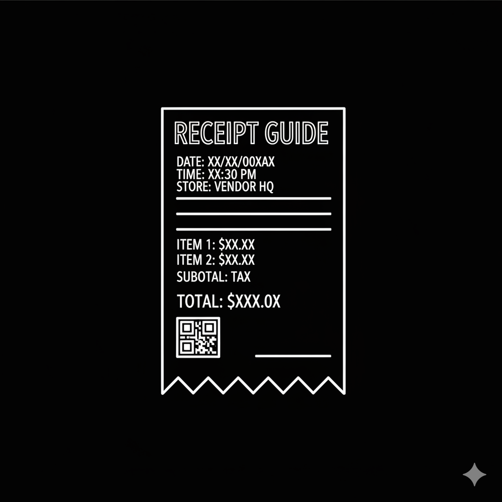 RECEIPT GUIDE